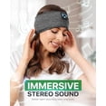 thumbnail image 2 of Fulext Auriculares para Dormir Bluetooth, Auriculares para Dormir Diadema Suave Elástica Cómoda Diadema Bluetooth Auriculares, para Hombres Mujeres Adolescentes, Navidad Día del Padre Madre Cumpleaños, 2 of 5