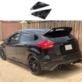 thumbnail image 1 of Ruihe Ajuste para Ford Focus ST RS MK3 Hatchback 2PC 2012 2013 2014 2015 2016 2017 2018 Ventilación de persianas Laterales de Ventana Negra Brillante, 1 of 5