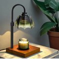 thumbnail image 4 of Hyindoor Candle Warmer Lamp Green Gradient Glass Lampshade with Timer Adjustable Height, Wax Melt Warmer for Scented Wax with 2 GU10 Bulbs, Birthday Gifts for Women, Mom Gifts Idea, 4 of 12