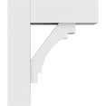 thumbnail image 3 of 5"W x 12"D x 14"H Standard Merced Architectural Grade PVC Bracket with Block Ends, 3 of 11