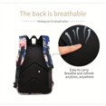 thumbnail image 4 of 3pcs Backpack Lunch Bag And Pen Bag Set, Oxford Cloth Female Middle School Student Schoolbag, Computer Bag Outdoor Backpack, 4 of 5