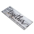 thumbnail image 2 of Home Sign Wall Decor, Wooden Wall Sign Simple Design Wide Application Durable Boxwood  For Home For Party For Festival, 2 of 8