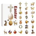 thumbnail image 2 of REK Easter Decor Easter Surprise Calendar Countdown 24 Days 2D Flat Acrylic Hanging Piece, 2 of 6