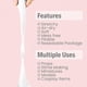 thumbnail image 2 of Arcilla de Espuma BOHS Blanca 1.5 kg para Proyecto Escolar, Cosplay y Slime, 2 of 5