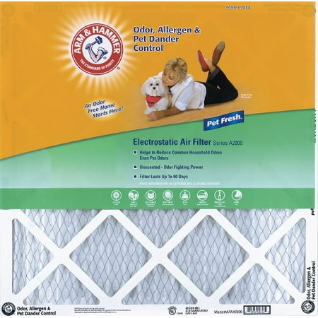 

20x30x1 Arm and Hammer Air Filter (4 Pack)
