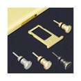 thumbnail image 3 of Earphone 3.5mm AUX Jack Connector Anti Dust Plug Card Removal Pin for iPhone-Golden, 3 of 5