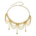 thumbnail image 5 of Sharprepublic Metal Waist Chain for Women Chain Belt Lady Casual Decor Stylish Belly Chain, 5 of 8