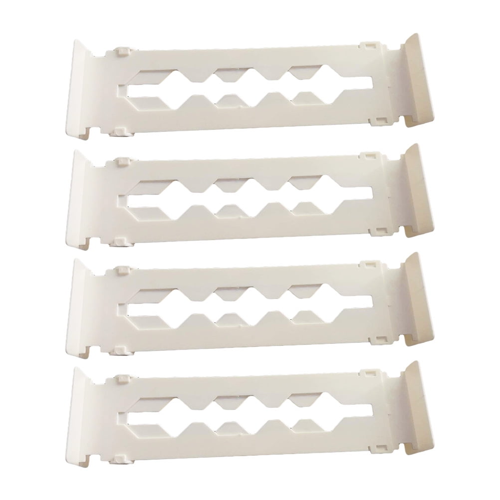 4pcs Drawer Divider Deep Adjustable & Connectable Dresser