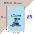 thumbnail image 3 of Cuaderno A5 Lilo & Stitch de Disney para niños, papelería, libro de notas, diario de escritura, figura de Anime, Graffiti, regalo de Halloween, # X359, 3 of 5