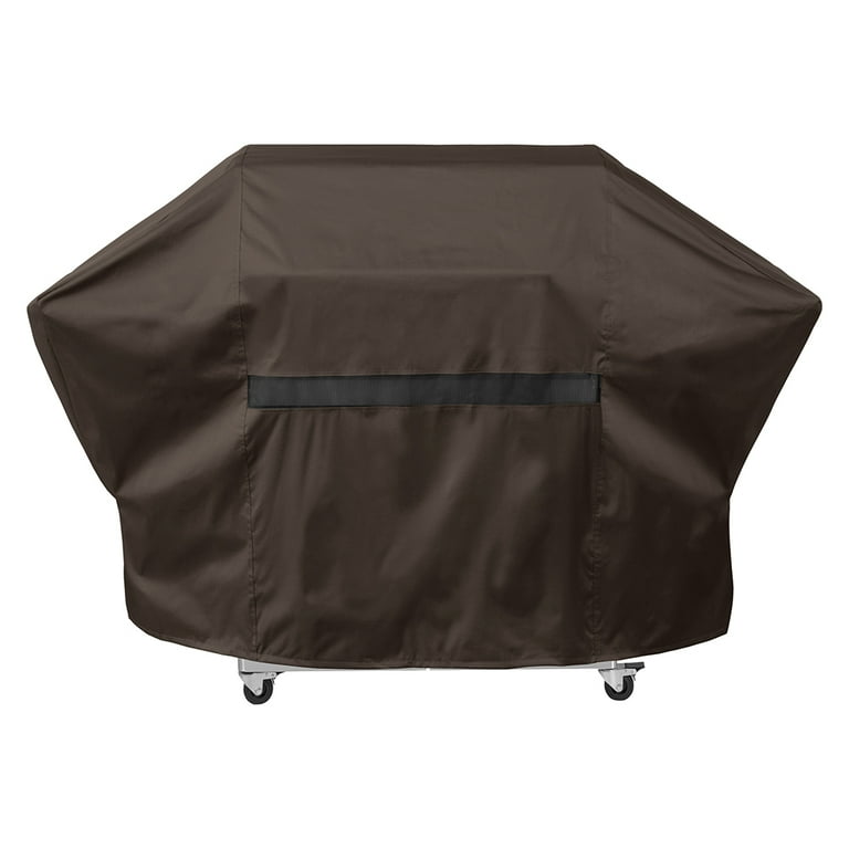 11 Chocolate Brown Grill Cover with Adjustable Cord Lock Walmart