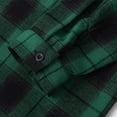 thumbnail image 6 of Yutgune Mens Plus Size Oversized Plaid Flannel Shirt Long Sleeve Loose Button Up Shirt, 6 of 8