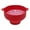 Red, variant on Silicone Microwave Popcorn Maker Bowl Heat Resistant No Oil Required Foldable Portable Snack Maker for Home Kitchen Use