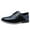 Blue, variant on XDDST Men's Walking Shoes Fashionable Men's Breathable and Comfortable Business Casual Solid Color Leather Shoes