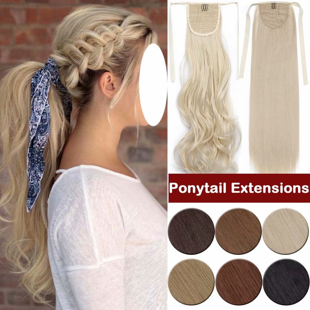 SEGO Ponytail Extension One Piece Tie Up Clip in Hair Extensions