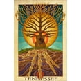 thumbnail image 2 of Art.com Tennessee - Guitar Tree Stretched Canvas Print Wall Art by Lantern Press, 16" x 24", 2 of 4