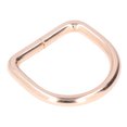 thumbnail image 4 of 20 piezas de metal D anillos de hierro duradero Color sin color de amplia aplicación Exquisito D anillos para mochila de bolso de bricolaje, 4 of 8