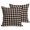 Beige, variant on Throw Pillow Covers 18x18 Inch Set of 2 Beige Buffalo Plaid Decorative Pillows Cushion Case Soft Square Pillowcases Pastoral Black Checked Throw Pillows for Couch Sofa Bed Chair Home Decor