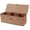 Khaki, variant on GoXteam Storage Basket with Lid 3 Grid Hand-Woven Water Hyacinth Storage Basket Home Organizer Bins for Makeup, Clothes, Bathroom, Toilet and Home Items, Khaki
