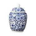 thumbnail image 6 of Ceramic Ginger Jar Vase Chinoiserie Chinese Style Traditional Porcelain Jars Asian Ginger Jar for Home Decor Table Decoration Weddings Flower, 6 of 8