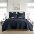 thumbnail image 3 of Levtex Home - Austin Quilt Set - Twin Quilt and One Standard Sham - Diamond Quilted - navy - Quilt (68x86in.) and Sham (20x26in.) - Reversible - Linen/Cotton, 3 of 7