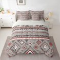 thumbnail image 2 of Castle Fairy Teens Tribal Aztec Bedding Comforter Set,Bohemian Queen Bedding Sets, 2 of 8