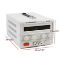 thumbnail image 2 of 11*7.87*5.9 Rectangular White MP3020D 30V 20A DC Power Supply Variable Adjustable High Precision Digital Cord, 2 of 20