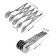 thumbnail image 4 of Stainless Steel Pastry Cutter with 5 Wheels - Multifunctional Dough Wheel Cutter for Accurate and Safe Cutting of Pie, Pizza, Cake, Biscuits, 4 of 5