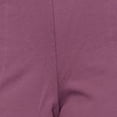 thumbnail image 3 of Denim & Co. Women's Pants Size M Active French Terry Ankle Length Pink A566744, 3 of 5