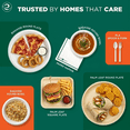 thumbnail image 6 of Eco Soul 9 inch Round Compostable White Plates, 20 Count, 6 of 8