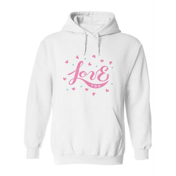 Love You Design Hoodie Women -Image by Shutterstock, Female XX-Large