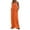 Orange, variant on Fashion Jumpsuits for Women Dressy Plus Size Printed Jumpsuit Casual Button Pocket Sleeveless Wide Leg Trousers