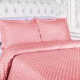 thumbnail image 2 of Superior 600 Thread Count Polka Dots Cotton Blend Pink Duvet Cover Set, King/ California King (2 Count), 2 of 8