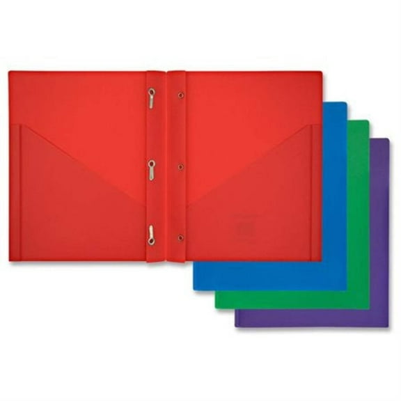 Mead® Color Talk™ Pocket/Prong Poly Portfolio (84037)