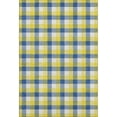 thumbnail image 2 of Addison Rugs Mayfield Premium Machine Washable Transitional Plaid Yellow Rectangle Rug, 10' x 14', 2 of 6