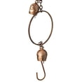 thumbnail image 5 of Ancient Graffiti Flamed Copper Bell Rain Chain 4' x 96' x 4', 5 of 5