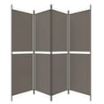 thumbnail image 3 of vidaXL 4-Panel Room Divider Anthracite 200x200 cm Fabric, 3 of 5