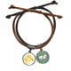 thumbnail image 1 of Cartoon Cute Tilt Ave proteger animal mascota amante Pulsera Cuerda Mano Cadena Cuero Dinero Pulsera Unbranded M, 1 of 2