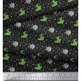 thumbnail image 2 of Soimoi Rayon Fabric Geometric Shapes,Crocodile & Rhinoceros Kids Fabric Prints by Yard 42 Inch Wide, 2 of 3
