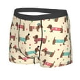 thumbnail image 5 of Goofa Dachshund Dog Puppy Printed Men's Boxer Briefs Underwear, Moisture-Wicking Underwear, Trunk,Soft and Breathable Cotton Underwear-XX-Large, 5 of 9