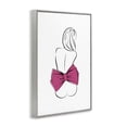 thumbnail image 3 of Stupell Industries Pink Bow Nude Gray Framed Giclee Art design by Martina Pavlova, 30 x 20, 3 of 8