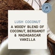 Papatui Mens Body Wash, Lush Coconut, Exfoliating, Hydrating, Made with Coconut Oil, 28 fl oz, Dermatologist-Tested, Sulfate-Free