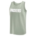 thumbnail image 2 of Men's Fanatics Light Green Green Bay Packers Elements Tank Top, 2 of 3