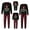 Black Red Dad, variant on Christmas Pajamas for Family Matching Pjs Set Xmas Striped Bottoms Pants Jammies for Kids Womens Mens-women