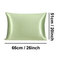 thumbnail image 6 of PiccoCasa 25 Momme Silk Pillowcase for Hair And Skin With Gift Box With Envelope Closure Standard Olive Green, 6 of 8