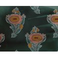 thumbnail image 4 of oneOone Georgette Viscose Fabric Leaves & Floral Block Print Fabric By The Yard 42 Inch Wide, 4 of 5
