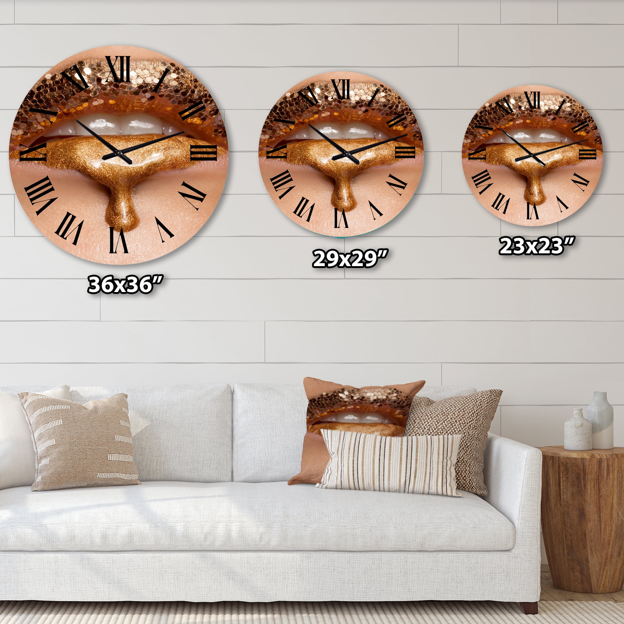 Designart 1 in Quartz Modern/Contemporary Wall Clock