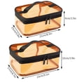 thumbnail image 2 of Bolsa de maquillaje de viaje con cremallera transparente Adepaton HMHZ937-2, 2 of 5
