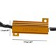 thumbnail image 2 of H11 H8 Canbus Upgraded Resistor Anti-Flicker Harness Error Free Computer Warning Canceler 50W LED Headlight Bulb, 2 of 5