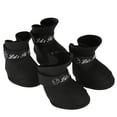 thumbnail image 2 of 4Pcs Lluvia Zapatos Perro Mascota de Silicona Impermeable Antideslizante Zapatos de Lluvia de Protección para Perros Peque?os Animales(M Negro) Unbranded CW00825-02, 2 of 8