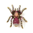 thumbnail image 3 of Holloween Spider Alloy Rhinestone Brooches Antique Golden Rose 45x38mm, 3 of 3